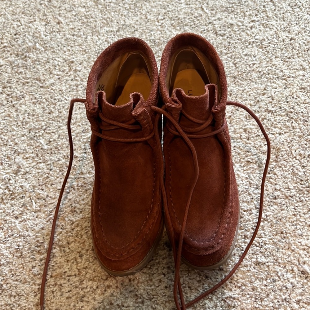 Lucky brand boot wedges